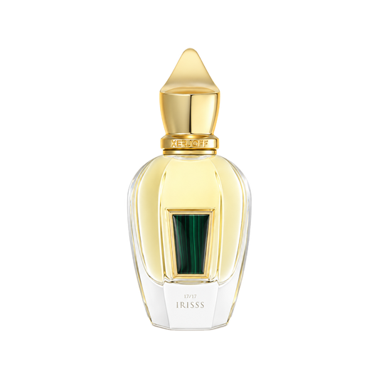 Xerjoff Irisss 50 ml auf weißem Hintergrund