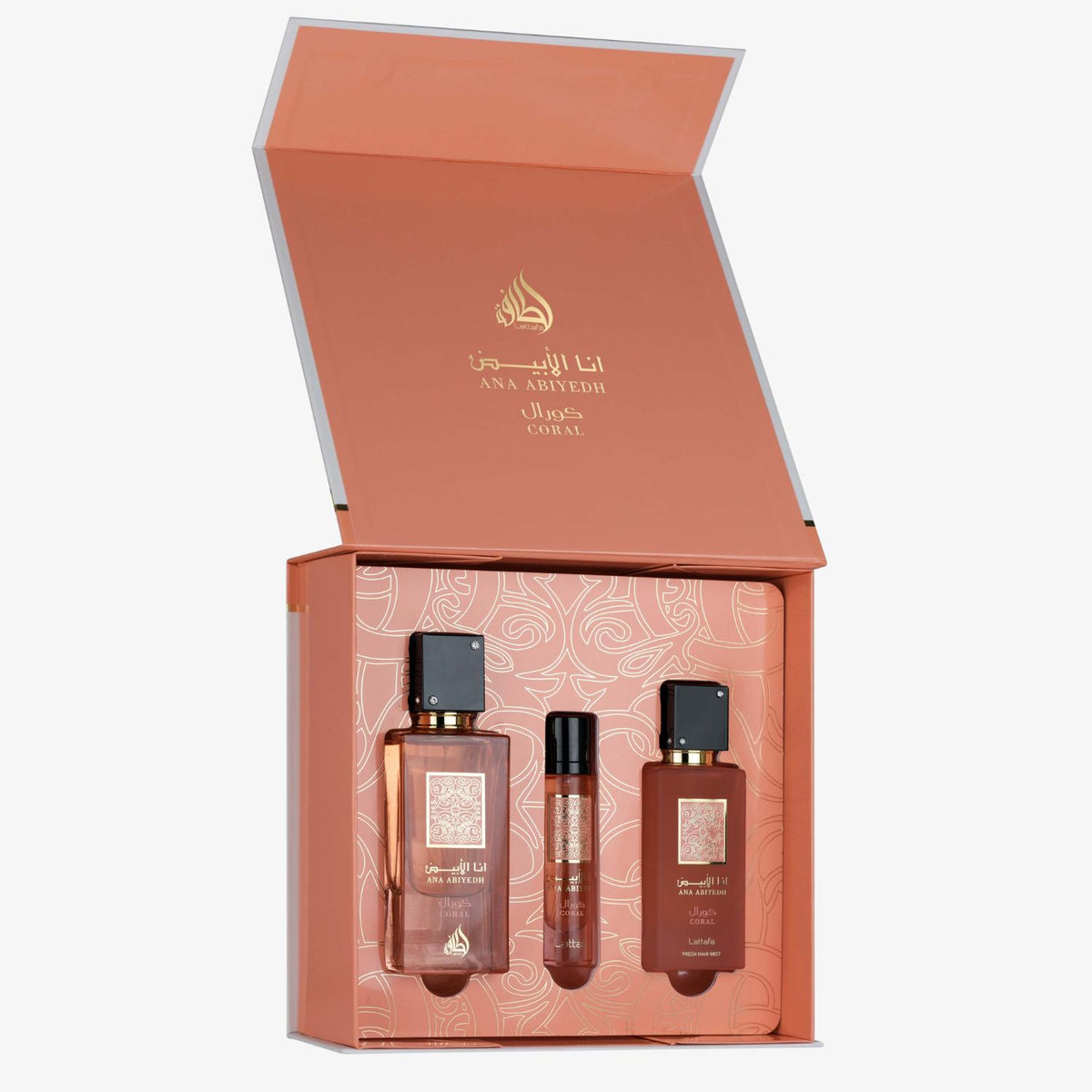 Lattafa Ana Abiyedh Coral Unisex-Geschenkset
