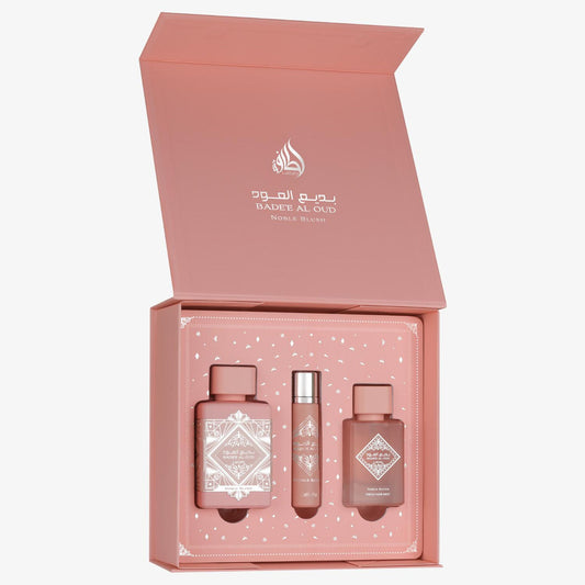 Lattafa Badee Al Oud Noble Blush Geschenkset für Damen